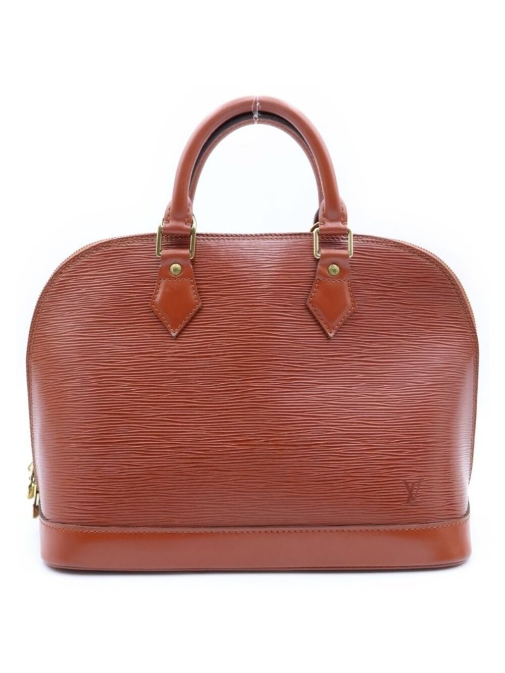 Louis Vuitton Epi Alma PM Handbag Brown
